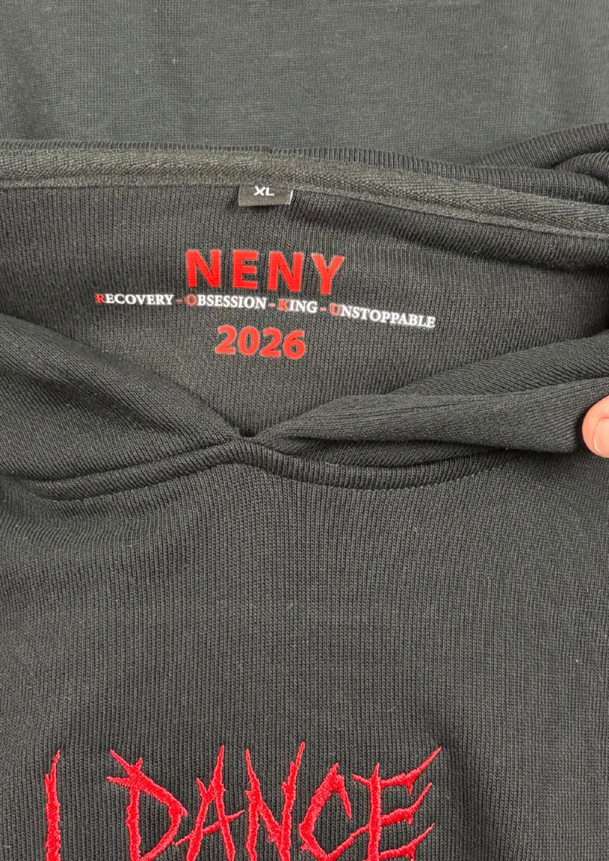 NENY “I DANCE WITH DEMONS” – PREMIUM Oversize Hoodie 460g (Black)