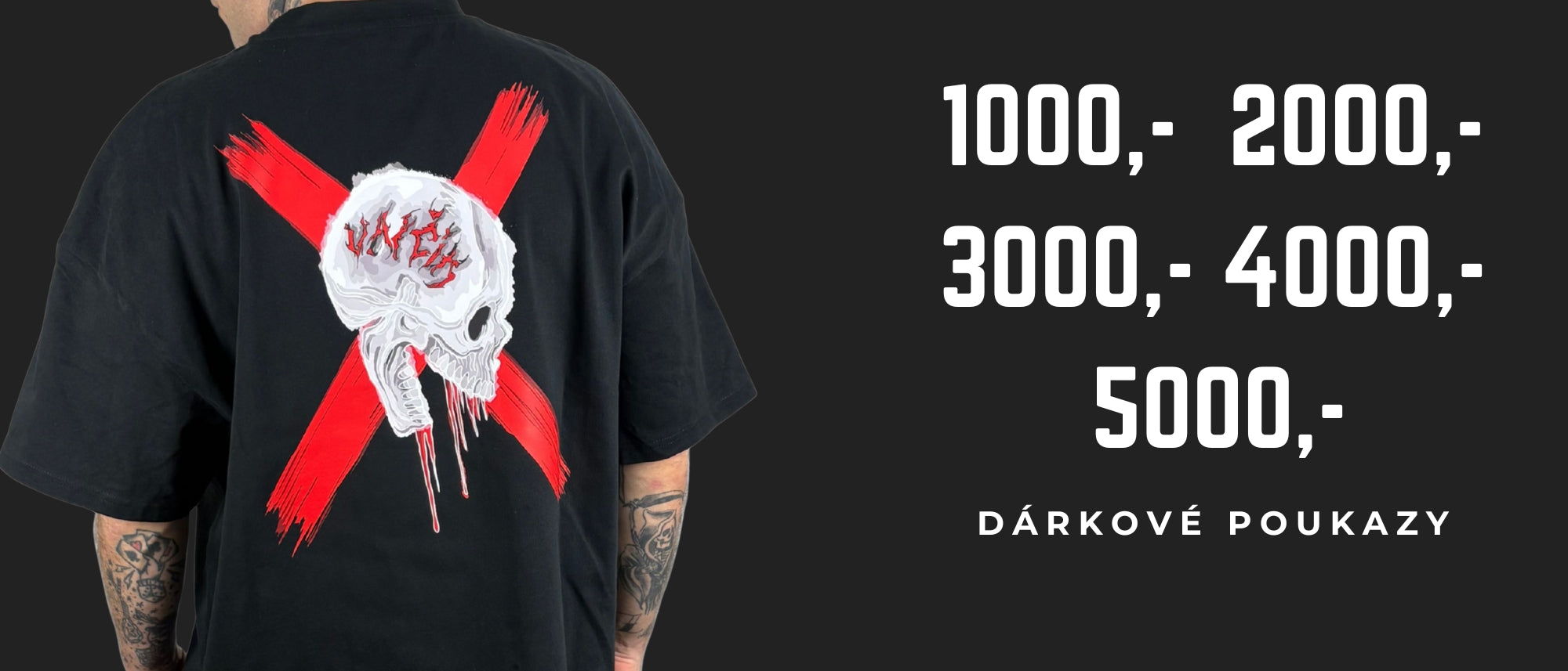 DÁRKOVÉ POUKAZY - 1000, 2000, 3000, 4000, 5000